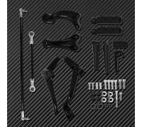 Motorcycle Forward Controls Complete Kit Pegs Levers Linkages Compatible With Automotive Motorcycle Parts Sportster XL 887 1200 48 2004 2022 Iron Forty Eight Low(A Black 2004-2013)