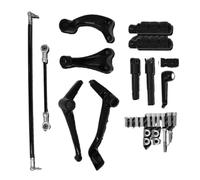 Motorcycle Forward Controls Complete Kit Pegs Levers Linkages Compatible With Sportster XL 883 1200 48 2004-2022 Iron Forty Eight Low(A Black 2004-2013)