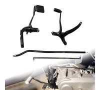 Motorcycle Forward Controls Complete Linkages Kits Black Foot For Harley Dyna Fat Bob Low Rider FXDWG 2006 2007 08 09 2010 2011 12 13 2014 2015 2016 2017 Foot Rests