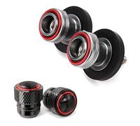 Motorcycle Frame Guards Slider Stand Swing Arm Spools Valve Caps M8 For Suzuki For Hayabusa GSX1300R 1999-2023 Falling Protection(C Red)