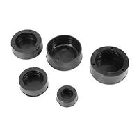 Motorcycle Frame Hole Plug, 5 Pcs Black Rubber Compound Frame Hole Cover Caps Fit for Hayabusa 1300 GSX1300 GSX1300R 1999-2015