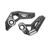 Motorcycle Frame Panels Fit For Kawasaki Z650 Ninja650 2017-2023 Motorcycle Engine Side Cover Frame Panel Trim Body Fairing Radiator Guard(A-Carbon Fiber Look)
