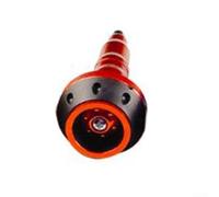 Motorcycle Frame Slider Aluminum Alloy Crash Rod Motorcycle(orange)