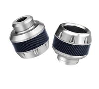 Motorcycle Frame Slider Aluminum Front Fork Cup Falling Crush Protector Carbon Fiber for Motorbike for Scooter Wheel Axle Sliders