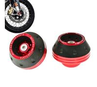 Motorcycle Frame Slider Crash Protector | Aluminum Wheel Crash Slider Pad, Save Maintenance Costs 2pcs Front Fork Shock Absorbers for Motorcycles