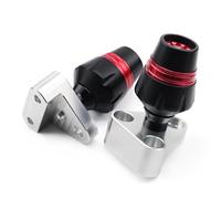 Motorcycle Frame Slider Crash Protector Engine Crash Pad Falling Protection For XJR1200 XJR1300 1994-2016(Rosso)