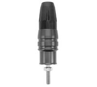 Motorcycle Frame Slider Crash Rod for Beginner Practice Collision | Black Aluminium Alloy and Rubber Build, Wear Resistant Design, Protects Exhaust and Fairings from Costly Damage