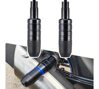 Motorcycle Frame Slider for Aprilia SportCity 125 2005-2013, Aluminum Crash Pad Engine Protector, Motorcycle Anti-Fall Ball, Body Anti Crash Protector Accessories A Black