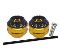 Motorcycle frame sliders Compatible With Ducati For Multistrada 1100 S 2007-2010 For 1200 S 2010-2022 For 1260 S 2017-2022 Falling Protector Front Wheel Axle Fork Crash Sliders(Yellow)