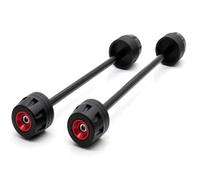 Motorcycle Frame Sliders Compatible With For MT-07 For FZ-07 2014 2015 2016 2017 2018 2019 2020 2021 2022 2023 Rear Front Axle Fork Crash Slider Motorbike Protector(Red)