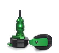 Motorcycle Frame Sliders Compatible With Z900 2017 2018 2019 2020 Hot Motorcycle Crash Protector Engine Cover Frame Sliders Modification Accessories(Green)