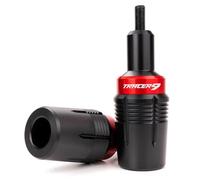 Motorcycle Frame Sliders Crash Protector Falling Protection No Cut Frames Slider Kit For Tracer 900/G T2021-2025 Anti Crash Protection(RED,X-2)
