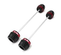 Motorcycle Frame Sliders Crash Protector For CFMOTO 675SR R 675NK 675SS 675 SR NK Motorcycle Frame Sliders Wheel Fork Slider Axle Crash Protector Swingarm Stand(Front Rear-Red-675)