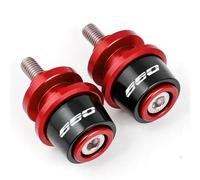 Motorcycle Frame Sliders Crash Protector For Triumph For Trident 660 For Tiger Sport For Daytona660 2021-2025 Motorcycle Swingarm Spools Slider Stand Screws(660-Red)