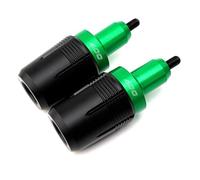 Motorcycle Frame Sliders Falling Protection Crash Protectors For For Ninja 400 Z400 Z 2018-2023 Universal(Green b)