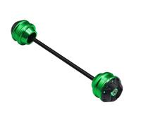 Motorcycle Frame Sliders Fit For SUZUKI GSR600 GSR750 GSX-S 750 GSR 600 750 GSXS750 Motorcycle Front & Rear Wheel Fork Axle Sliders Cap Crash Protector Kit Anti Crash Protector(Rear Green)