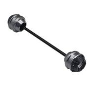 Motorcycle Frame Sliders Fit For SUZUKI GSR600 GSR750 GSX-S 750 GSR 600 750 GSXS750 Motorcycle Front & Rear Wheel Fork Axle Sliders Cap Crash Protector Kit Anti Crash Protector(Rear Titanium)