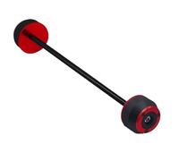 Motorcycle Frame Sliders Fit For TMAX560 Tech Max 2020-2024 Motorcycle Rear Wheel Fork Slider Axle Crash Falling Protector Cap(Rear Red)