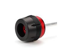 Motorcycle Frame Sliders Fit For Zontes 350D 350E 350M 2023 2024 Motorcycle Front Spindle Bobbins Axle Wheel Fork Sliders Crash Protector Falling Protector Bar(Front Wheel-Red)