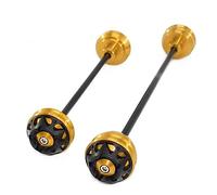 Motorcycle Frame Sliders For B┐MW S1000R S1000RR S1000XR S 1000 S1000 R RR XR Motorcycle CNC Front & Rear Wheel Fork Axle Sliders Cap Crash Protector(Gold)