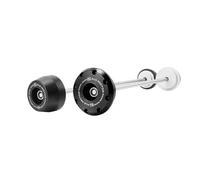 Motorcycle Frame Sliders For S┐uperSport 939 939S 950 950S Accesorios Para Moto Front Rear Wheel Axle Fork Crash Slider Motorcycle Accessories(Black Front Rear)