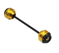 Motorcycle frame sliders For Tracer 900 2014-2024 700 For 700GT For 900GT 2019 2020 2021 2022 2023 2024 Motorcycle Front Rear Wheel Fork Slider Axle Crash Falling Protector(Yellow,Rear)
