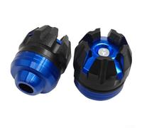 Motorcycle Frame Sliders Front Fork Wheel Slide Kit Shock Absorption Crash Pad for Bike for modification Racing Supplies(Blue)