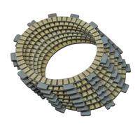 Motorcycle Friction Disc 7Pcs Motocycle Fibrous Clutch Discs Plates For RM125 81-85 PE175 80-84 RS175 80-82 GS250T GSX250 80-81 LT250 89-90