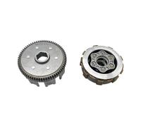 Motorcycle Friction Plates Clutch Motorcycle Clutch Disc Friction Steel Plates Kit Outer Basket Center Hub For YB250R Engine Parts