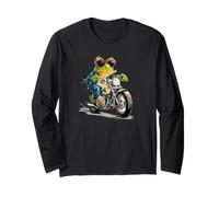 Motorcycle Frog Costume for Bikes and Toad Lovers Long Sleeve T-Shirt
