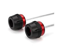Motorcycle Front And Rear Axle Wheel Fork Fram Sliders Crash Protector For Y&amaha YZF-R7 2021 2022 2023 Engine guard(Front and Rear-Red)