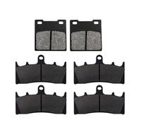 Motorcycle Front And Rear Brake Pads 2 Pack Compatible With Automotive Motorcycle Parts GSXR750 W T V X TL1000 R GSXR1100 W GSF 1200 SK K GSX1300R For Part Number 8K1927225B(Front and Rear Pads)