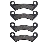 Motorcycle Front And Rear Brake Pads Compatible With XUV 625i 825i 855D Gator Petrol Diesel 2011 Compatible With Wildcat 1000 4X LTD Brake Pad Replacement(Front 2 pair)