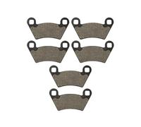 Motorcycle Front and Rear Brake Pads Fit For 500 400 Ranger 4x4 EFi Series 10 6x6 XP 700 PPS UTV Replacement parts(3 Pairs)