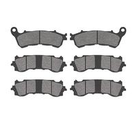Motorcycle Front And Rear Brake Pads For GL 1800 Goldwing 2018-2022 F GL 1800 DA Goldwing Tour Airbag J (DCT) 2018-2022 GFVFGNLNNA(Front and Rear 3pcs)