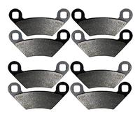 Motorcycle Front And Rear Brake Pads for POLARIS XP for Sportsman 500 for Forest EPS X2 for Touring 550 570 for Tractor 800(4 PAIR)