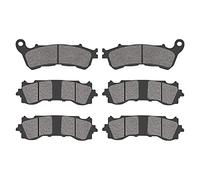 Motorcycle Front And Rear Brake Pads Set Semi-metallic For Honda GL1800 Goldwing J Manual 2018-2022 GL1800BD GL1800D GL1800DA DCT Low Noise ( Color : Front & Rear