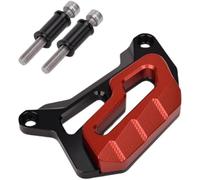Motorcycle Front And Rear Disc Brake Caliper Protection Cover Lower Pump Falling For PCX160 PCX150 PCX125 Engine guard(Front-Red)