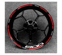 Motorcycle Front And Rear Wheel Stickers Waterproof Reflective Decoration For Z800(Style 2)