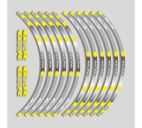 Motorcycle Front and Rear Wheels Edge Outer Rim Sticker Reflective Stripe Wheel Decals for GSR 600 GSR600 GSR