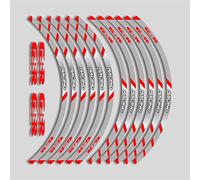 Motorcycle Front and Rear Wheels Edge Outer Rim Sticker Reflective Stripe Wheel Decals for GSR 600 GSR600 GSR