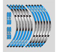 Motorcycle Front and Rear Wheels Edge Outer Rim Sticker Reflective Stripe Wheel Decals for GSR 600 GSR600 GSR