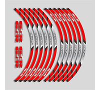 Motorcycle Front and Rear Wheels Edge Outer Rim Sticker Reflective Stripe Wheel Decals for GSR 600 GSR600 GSR
