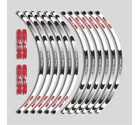 Motorcycle Front and Rear Wheels Edge Outer Rim Sticker Reflective Stripe Wheel Decals for GSR 600 GSR600 GSR