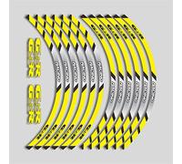 Motorcycle Front and Rear Wheels Edge Outer Rim Sticker Reflective Stripe Wheel Decals for GSR 600 GSR600 GSR