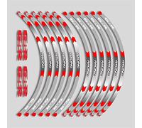 Motorcycle Front and Rear Wheels Edge Outer Rim Sticker Reflective Stripe Wheel Decals for GSR 600 GSR600 GSR