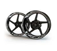 Motorcycle Front And Rear Wheels Edge Outer Rim Sticker Reflective Stripe Wheel Decals For Yamaha YZF R1 Spare Parts(Style 6)