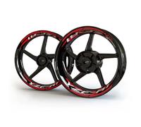 Motorcycle Front And Rear Wheels Edge Outer Rim Sticker Reflective Stripe Wheel Decals For Yamaha YZF R1 Spare Parts(CStyle 10)