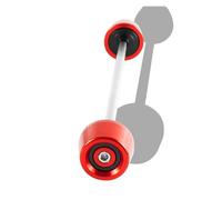 Motorcycle Front Axle Slider Wheel Crash Pads Protector For Ducati For Monster 696 795 796 797 821 1100EVO(Red BLACK)