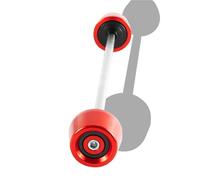 Motorcycle Front Axle Sliders For Aprilia RSV4-RR RSV4-RF RSV4-R For TUONO V4 RR Heavy Duty Crash Protectors Bolt-On Ornamental(Red Black Red)